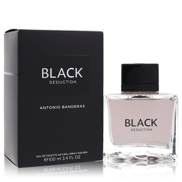 Seduction In Black by Antonio Banderas Eau De Toilette Spray for Men