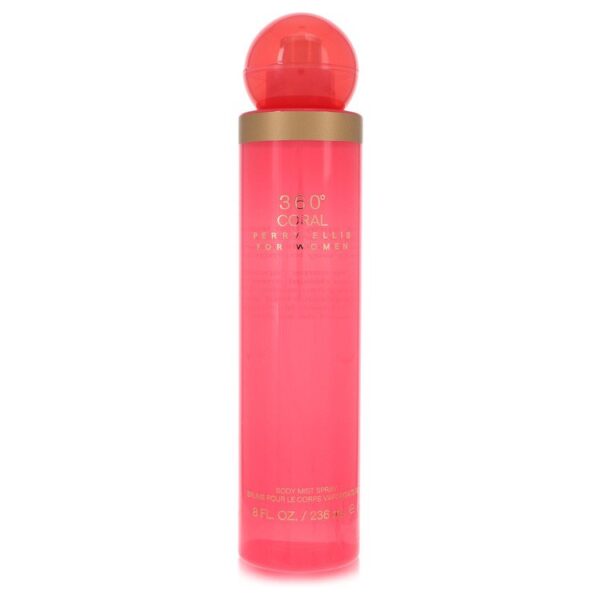 Perry Ellis 360 Coral by Perry Ellis Body Mist 8 oz for Women