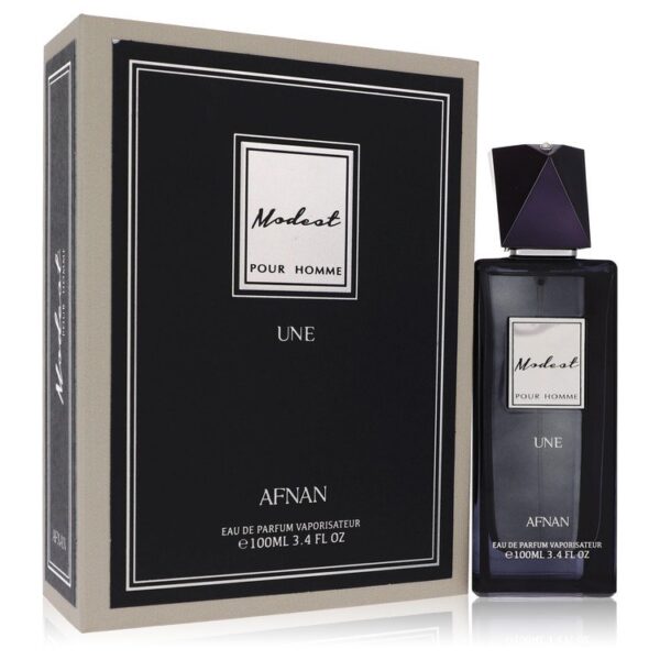 Modest Pour Homme Une by Afnan Eau De Parfum Spray 3.4 oz for Men