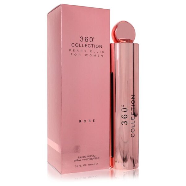 Perry Ellis 360 Collection Rose by Perry Ellis Eau De Parfum Spray 3.4 oz for Women