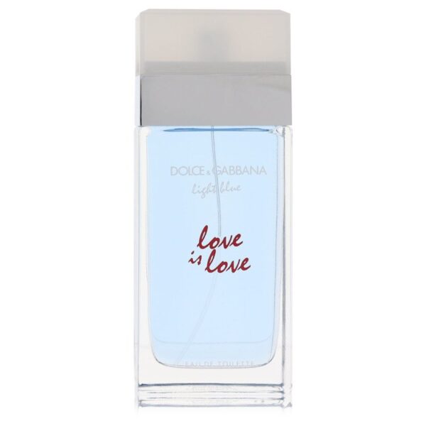 Light Blue Love Is Love by Dolce & Gabbana Eau De Toilette Spray (Tester) 3.3 oz for Women