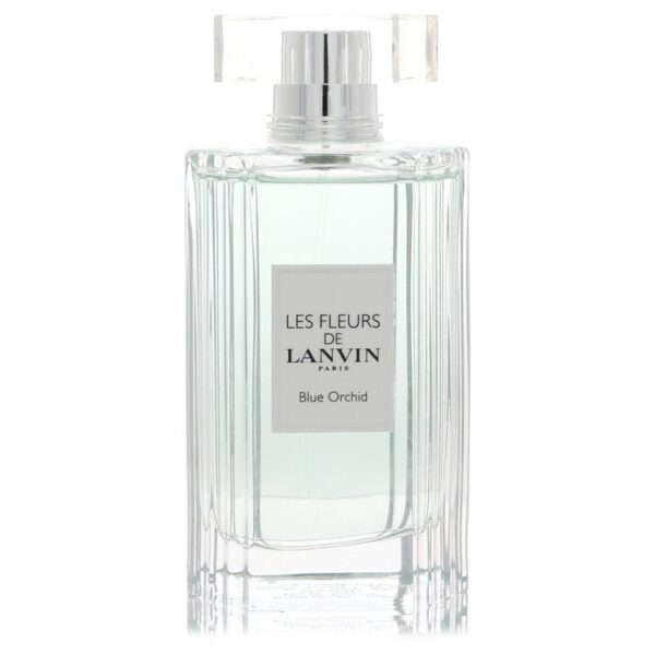 Les Fleurs De Lanvin Blue Orchid by Lanvin Eau De Toilette Spray 3 oz for Women