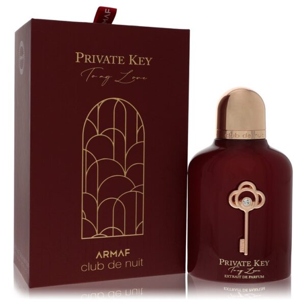 Club De Nuit Private Key To My Love by Armaf Extrait De Parfum Spray (Unisex) 3.4 oz for Women