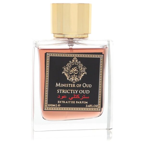 Minister Of Oud Strictly Oud by Fragrance World Extrait De Parfum Spray (Unboxed) 3.4 oz for Men