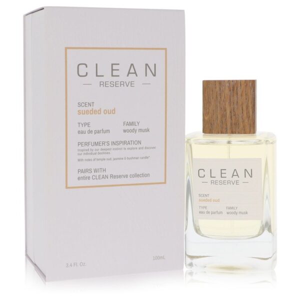 Clean Sueded Oud by Clean Eau De Parfum Spray 3.4 oz for Women