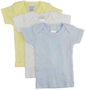 Boys Pastel Variety Short Sleeve Lap T-shirts - 3 Pack 056s