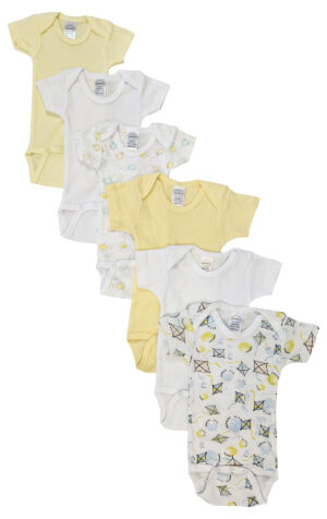 Unisex Baby 6 Pc Bodysuits Nc_0437s