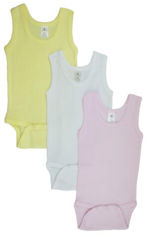 Girls Tank Top Onezies (pack Of 3) 108nb