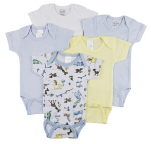 Short Sleeve One Piece 5 Pack Cs_0294nb