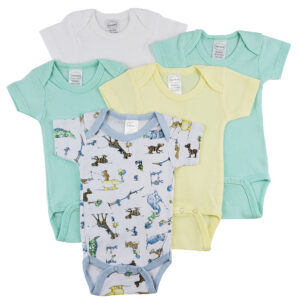 Short Sleeve One Piece 5 Pack Cs_0290l