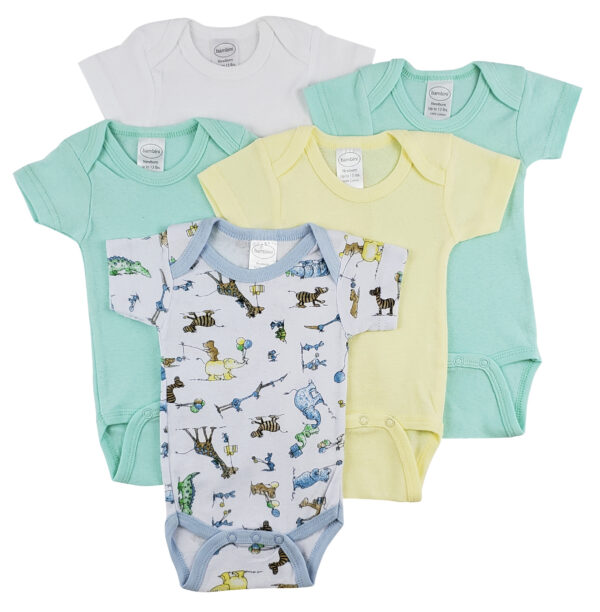 Short Sleeve One Piece 5 Pack Cs_0290l