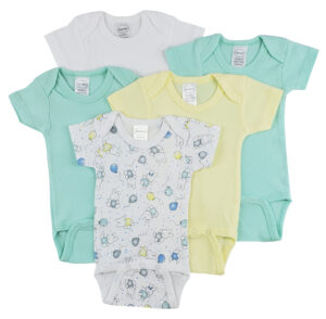 Short Sleeve One Piece 5 Pack Cs_0288nb