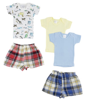 Infant Girls T-shirts And Boxer Shorts Cs_0220s