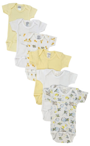 Unisex Baby 6 Pc Bodysuits Nc_0434nb