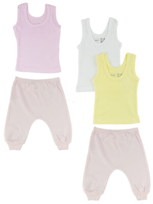 Girls Tank Tops And Joggers Cs_0505nb