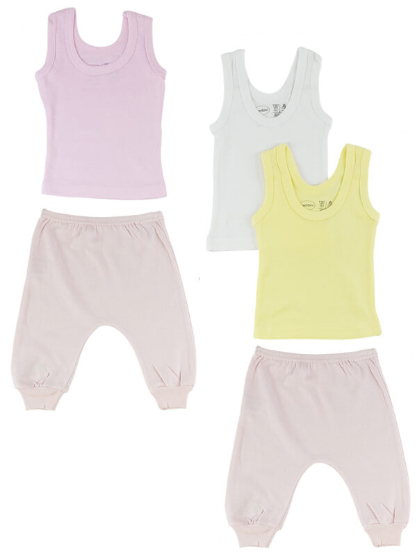 Girls Tank Tops And Joggers Cs_0505nb