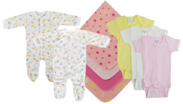 Baby Girls 9 Pc  Sets Nc_0537l