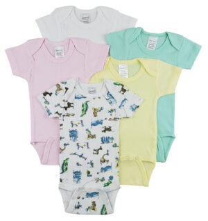 Short Sleeve One Piece 5 Pack Cs_0277nb