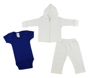 Infant Sweatshirt, Onezie And Pants - 3 Pc Set Cs_0224s
