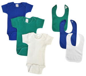 Unisex Baby 6 Pc Onezies Nc_0459nb