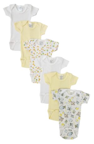 Unisex Baby 6 Pc Onezies Nc_0448l