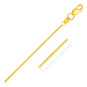 Serpentina Chain in 14k Yellow Gold (1.0 mm)