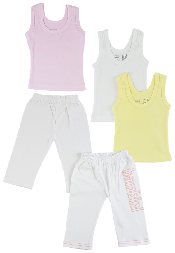 Girls Tank Tops And Track Sweatpants Cs_0446l