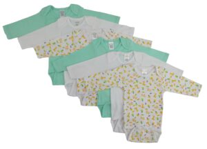 Boys Longsleeve Printed Onezie Variety 6 Pack Cs_102m_102m