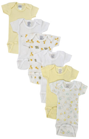 Unisex Baby 6 Pc Bodysuits Nc_0433nb