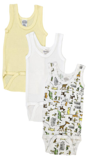 Unisex Baby 3 Pc Onezies And Tank Tops Nc_0496nb