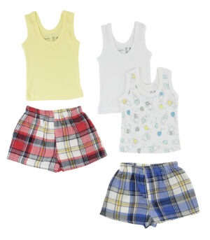 Girls Tank Tops And Boxer Shorts Cs_0217nb