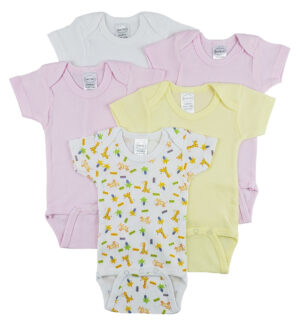 Short Sleeve One Piece 5 Pack Cs_0298s
