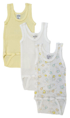 Unisex Baby 3 Pc Onezies And Tank Tops Nc_0512s