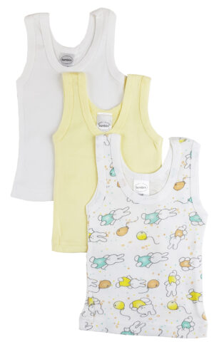 Girls Printed Tank Top Variety 3 Pack 038m