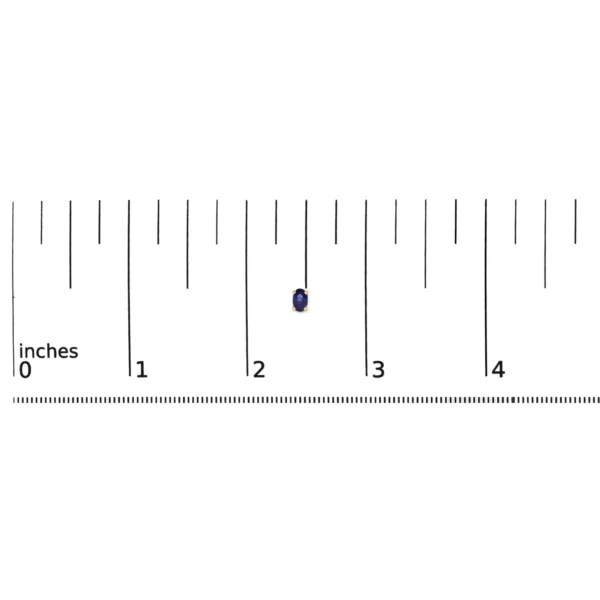 14K Gold Oval Cut Gemstone Birthstone 5x3 mm Stud Earrings - Image 20