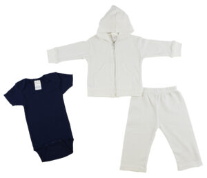 Infant Sweatshirt, Onezie And Pants - 3 Pc Set Cs_0226l