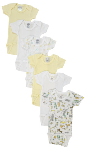 Unisex Baby 6 Pc Onezies Nc_0447nb