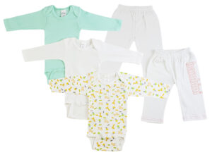 Infant Girls Long Sleeve Onezies And Track Sweatpants Cs_0450nb