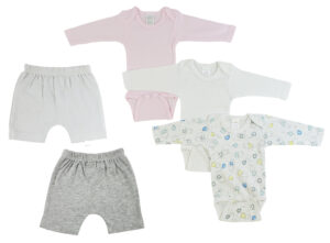 Infant Girls Long Sleeve Onezies And Pants Cs_0390nb