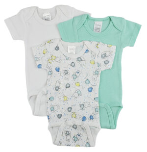 Short Sleeve One Piece 3 Pack Cs_0241l