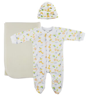 Unisex Newborn Baby 3 Pc  Sets Nc_0972s