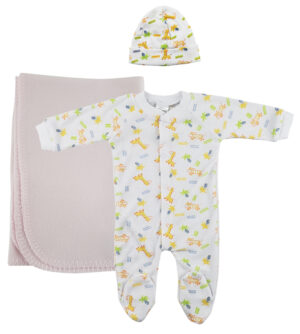 Girls Newborn Baby 3 Pc  Sets Nc_0959s