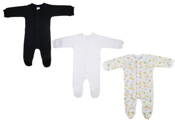 Unisex Closed-toe Sleep & Play (pack Of 3 ) Nc_0719s