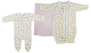 Girls Newborn Baby 3 Pc  Sets Nc_0961l
