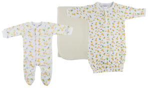 Unisex Newborn Baby 3 Pc  Sets Nc_0974l