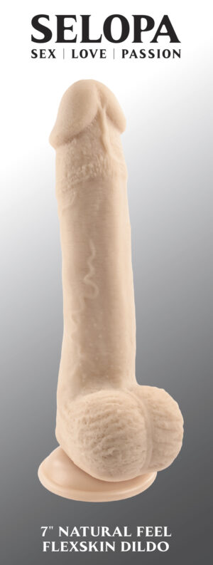 Selopa 7 In Natural Feel Flexskin Dildo