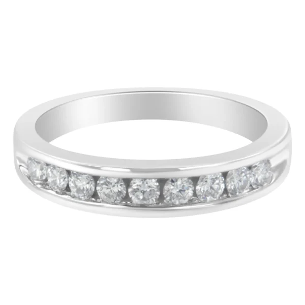 18K White Gold Round-Cut Diamond Ring (1/2 cttw, H-I Color, SI2-I1 Clarity) - Image 3
