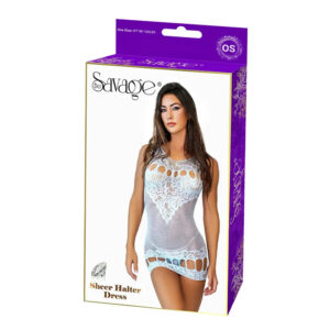 Sheer Halter Dress