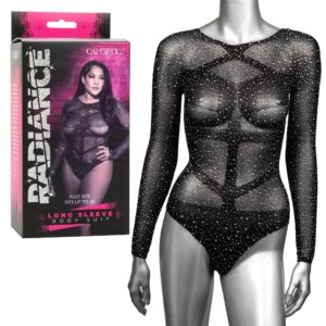 Radiance Long Sleeve Body Suit - - Black