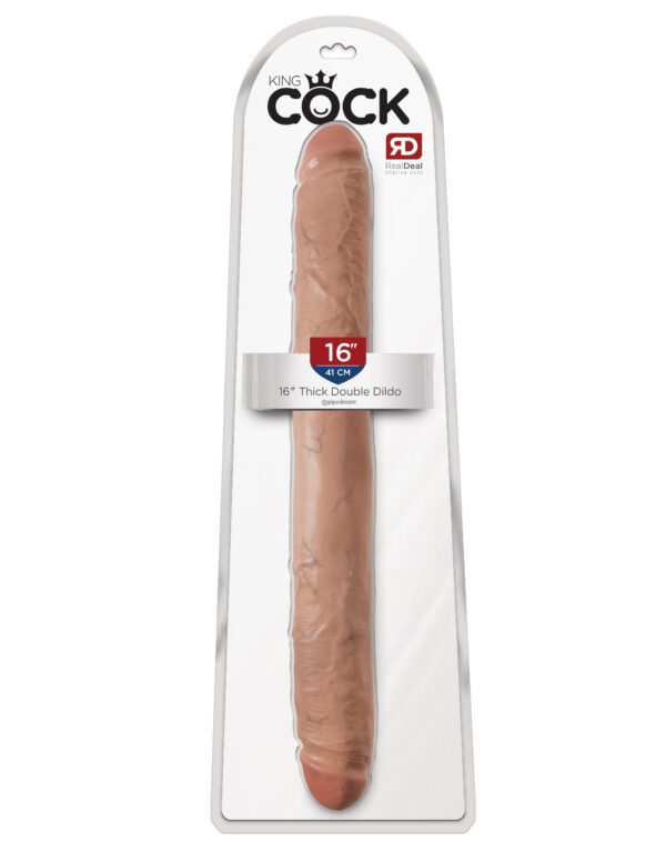 King Cock 16in Thick Double Dildo - Image 2